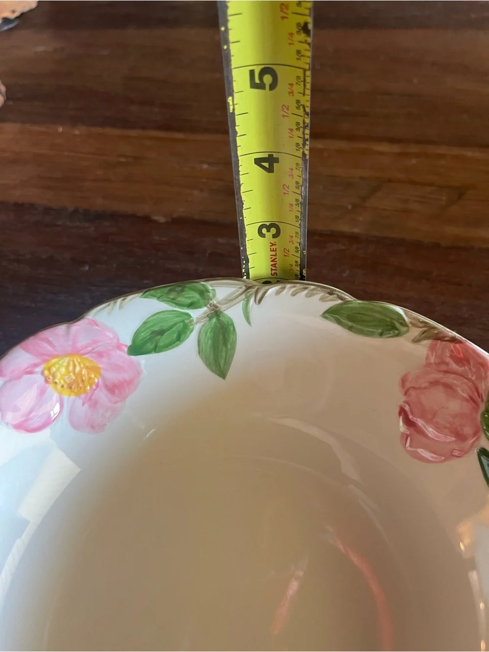 Vintage 1970s Franciscan Desert Rose USA 8 inch Serving Vegetable Bowl
